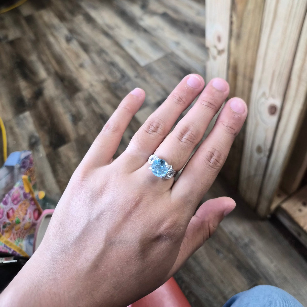 Blue Topaz Ring