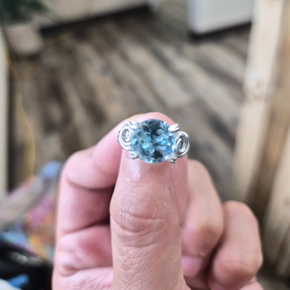 Blue Topaz Ring